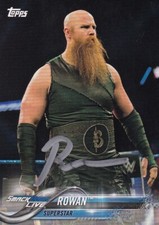 Erick Rowan Signed 2018 Topps WWE Then Now Forever Card #165 AEW RedBeard Auto'd