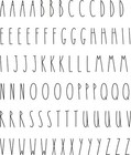 Rae Dunn Inspired Decal Stickers -1"-6" letters