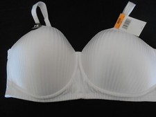 Playtex Secrets Perfectly Smooth WHITE Wire-free Bra size 38DD 4707  NWT