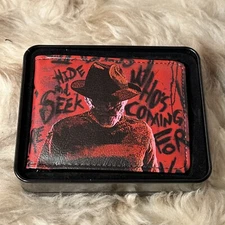 New In Box Buckle-Down Men's Bi-fold Wallet- Freddy Krueger -Nightmare On Elm St