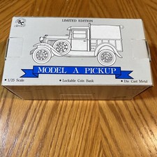 Liberty Classics Ford Model A Pickup Coin Bank Eastern Sports Show 1/25 Limited