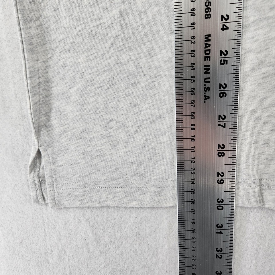 NEW Victoria's Secret PINK Campus Tee Shirt XL Gray Rhinestones Love