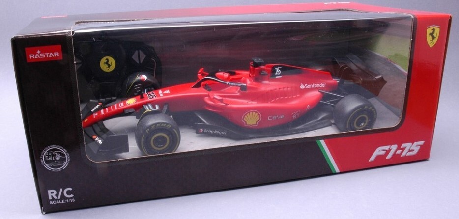 Ferrari F1 RC Charles Leclerc F1-75 (2022) R/C 1/18 Scale Action