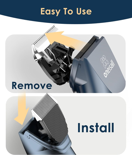 Cat Clippers for Matted Hair, Quiet Cordless Shaver, 2-Speed Grooming Kit - Picture 7 of 12