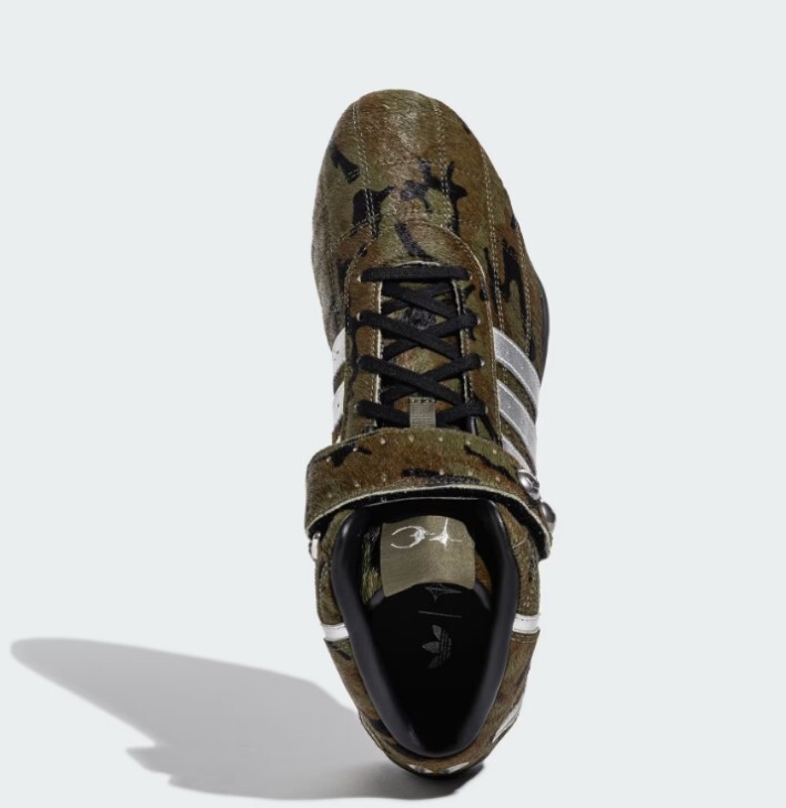 スニーカー Adidas x Thug Club Adiracer Hi Focus Olive Silver llic ADIDAS ADIRACER HI X THUG CLUB MEN'S SNEAKERS JR4423 Focus
