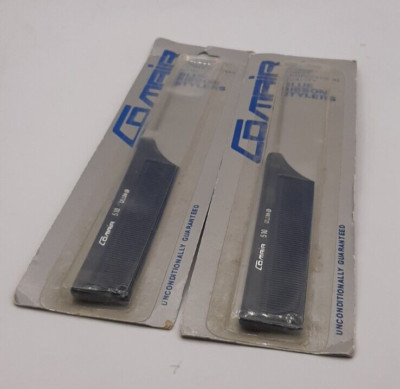 Vintage Comair  Teaser Comb Blue Ribbon Stylers Professional Salon Quality 510