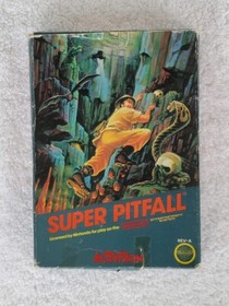 NINTENDO NES SUPER PITFALL GAME - REV-A  (CIB) 