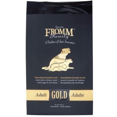 Fromm Gold Holistic  Adult Dry Dog Food Chicken Lamb Duck with Grains 30 lb