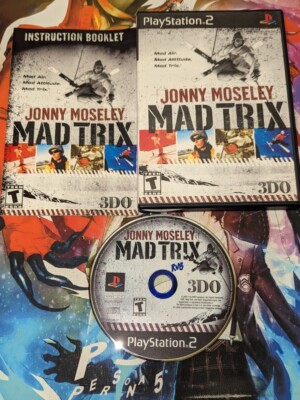 Jonny Moseley Mad Trix (Sony PS2, PlayStation 2) Complete CIB Tested Working 