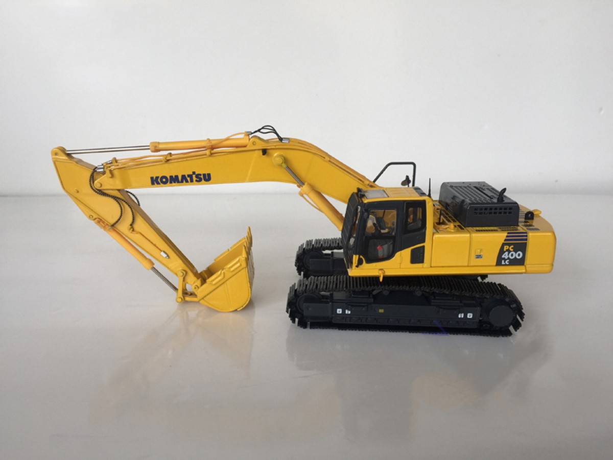 1/50 KOMATSU PC400LC-8 Excavator Metal Tracks Diecast Model Toy | eBay