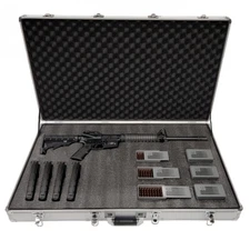 Large Aluminum Locking Gun Case