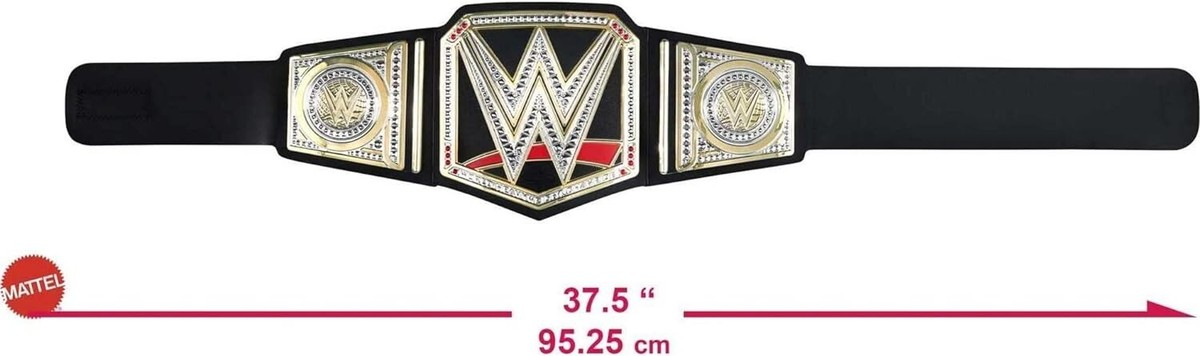 マテル社版　WWE Championベルト 4体セット★ターゲット限定 Mattel WWE Championship Role Play Title Belt with Adjustable Strap