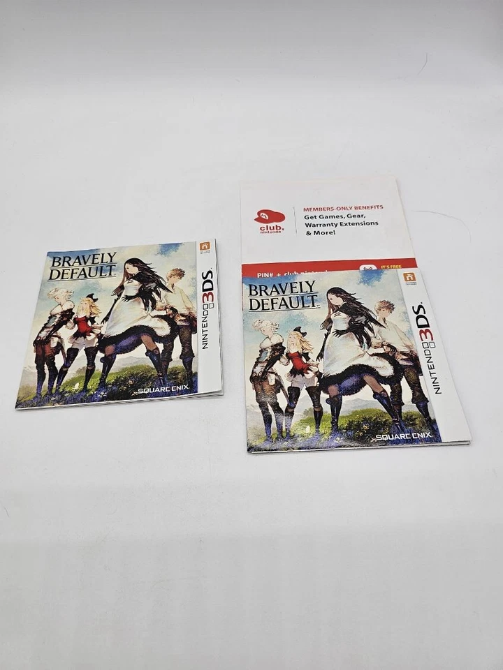 Bravely Default (Nintendo 3DS, 2014) Complete in Box CIB With Inserts Tested - Image 4 of 4