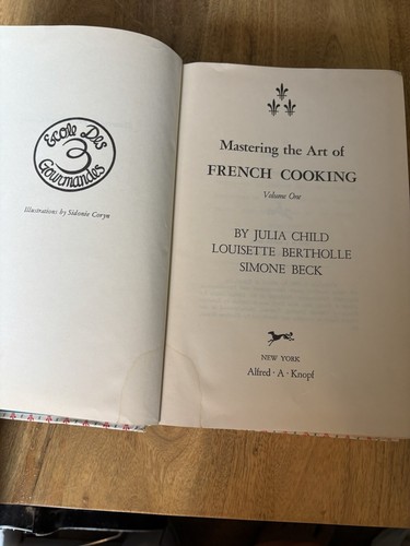 MASTERING THE ART OF FRENCH COOKING, VOL. 1 - Julia Child HC 1st EDITION - Picture 20 of 21