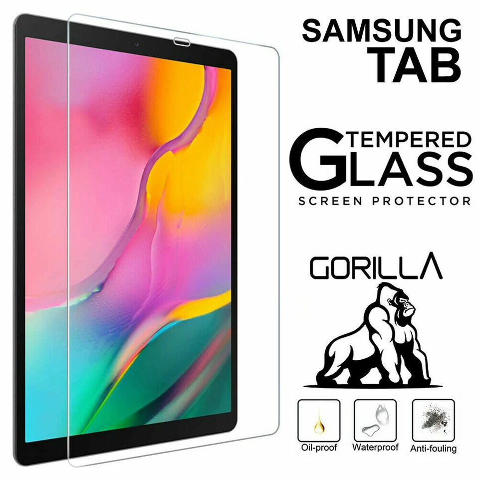 2 Pack Tempered Glass Screen Protector For Samsung Galaxy Tab T560/T580/T515/590 - Image 2 of 4
