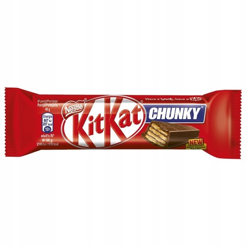 4 x Nestle KITKAT Chunky Waffle Stick Kit Kat Sweets Chocolate Bars 40g (1,41oz) - Picture 2 of 2