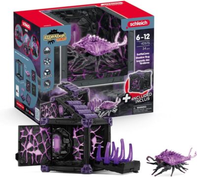 Schleich ELDRADOR Creatures BattleCave Shadow Bug Mythical Action Playset- Fa...