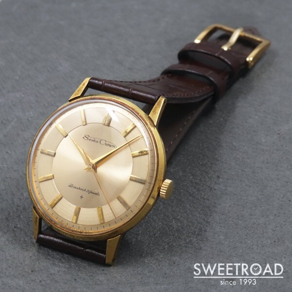 ヴィンテージSEIKO CROWN J15003E 1960年代 1960 Seiko J15003E Manual Wind “Crown” 21j Time Only