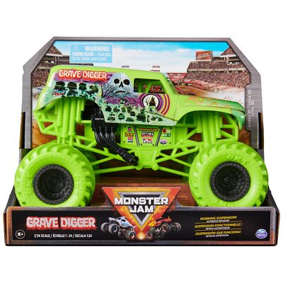 Monster Jam Official 1 24 Scale Die Cast Monster Truck with Working Suspension
