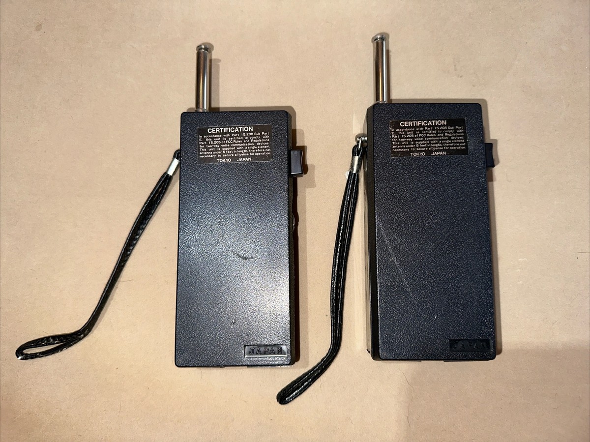 ［新品、未開封] Tele Goodbye,mytribes Vintage Walkie-Talkie Best Ever 5 Original In Box Made in