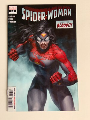   Spider-Woman #10 2021 Junggeun Yoon Main Cover Marvel Comic Karla Pach
