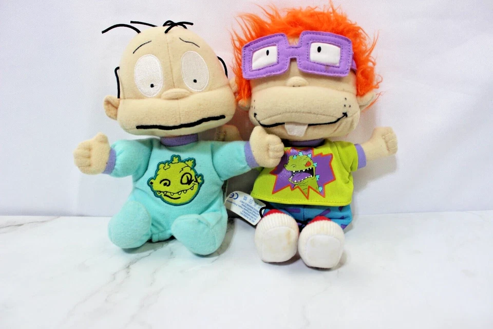 Lote de Rugrats Chuckie Finster y Baby Dill de Star Bean 1998 de colección Foto 4 de 4