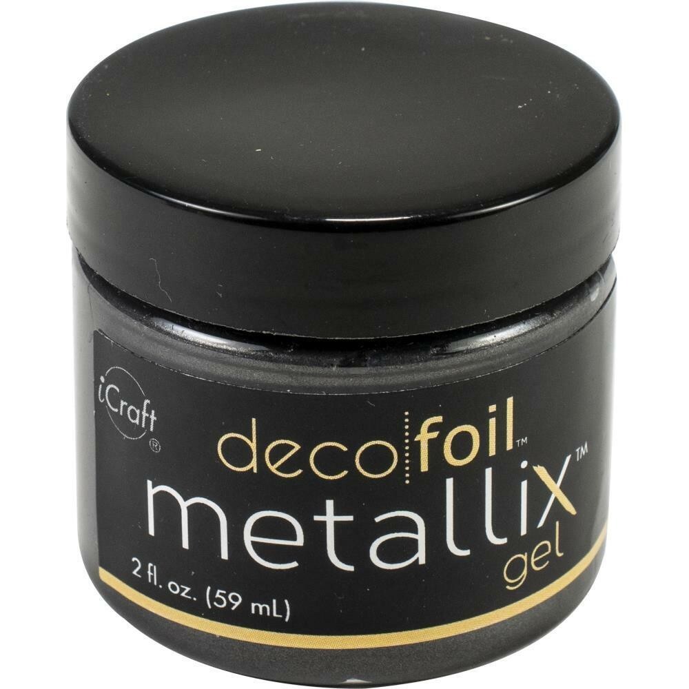 Therm O Web Deco Foil Metallix Gel - I Craft Metallic - Black Ice