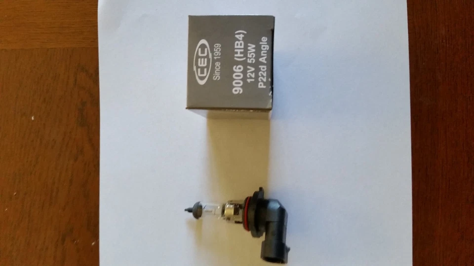 Bombilla halógena para faro #9006 bombilla única CEC Foto 2 de 2