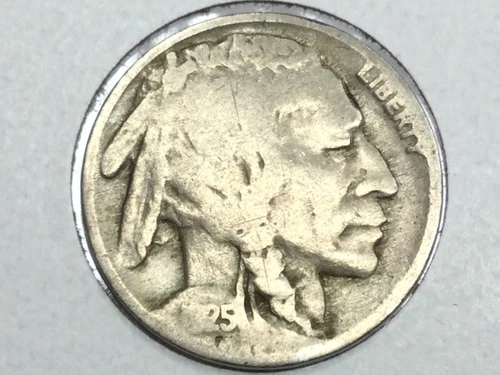 1925-D Buffalo Nickel in very good