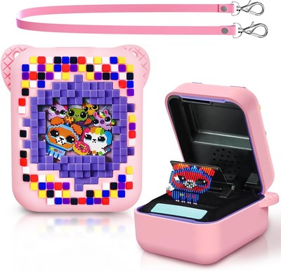 Silikon-Anti-Drop-Schutzhülle für Bitzee Interactive Toy Digital Pet (Rosa)