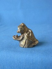 Manopola manico. Canna. Bastone e coltello. Bronzo. Tigre.  L'URSS 2000.