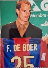 Photo 14,9x15,2cm Frank de Boer FC Barcelona Holland/Netherland