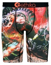 Ethika the Staple Allover Print Night Ride Motorcycle Flying Mud Boxers Mn's NIP