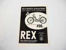 Rex Two Speed Moped XX 49 CCM Brochure approx 1950s