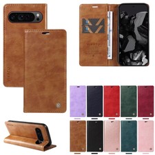 For Google Pixel 10 Pro XL 9A 8 7 6 Magnetic Leather Flip Stand Card Wallet Case
