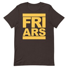 SAN DIEGO PADRES Run Style T-SHIRT Swinging Friars Baseball Brown Gold Faithful