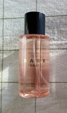 VICTORIA'S SECRET BARE ROSE 2.5 OZ FRAGRANCE MIST TRAVEL SPRAY,NEW WITHOUT BOX