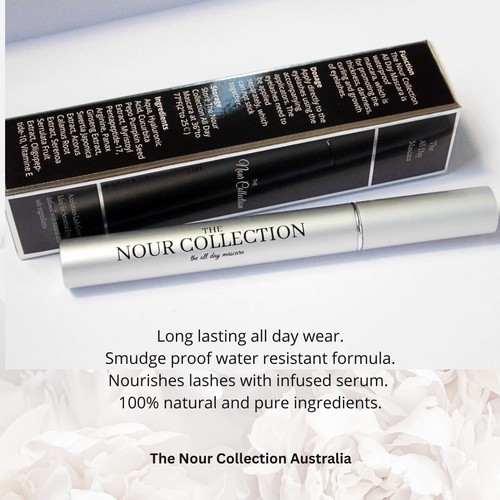Black Waterproof Growth Serum Mascara Extension Volume Lasting Sensitive AU - Picture 2 of 5