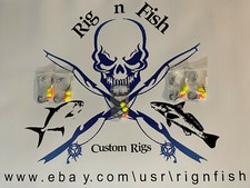 5 Hi-Low, Surf or Pier Fishing Rigs: Pompano, Whitings, Croakers, Spots, Etc