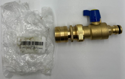 QTY 2 GORILLA EASY CONNECT Garden Hose Quick Connect Ball Valve GHT Solid Brass.