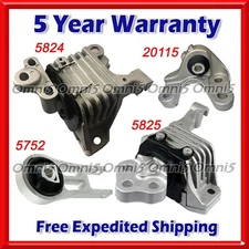 O321 Fits 2014-2022 Jeep Cherokee 3.2L AUTO Motor & Transmission Mount Set 4pc