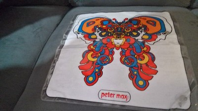 Peter Max 1960's Vinyl Inflatable Pillow Beatles POP ART unused MINT very rare