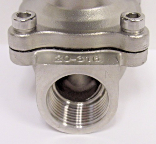 PRM 3/4 ZOLL NPT-MAGNETVENTIL 120 VAC 316 SS VITON DICHTUNGEN NORMAL GESCHLOSSEN NI - Bild 3 von 5