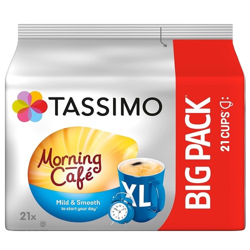 TASSIMO Kapseln Morning Café XL Mild&Smooth T Discs 5x21 Getränke Kaffeekapseln - Bild 3 von 7