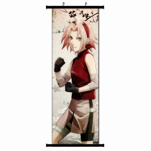 Anime Naruto Scroll Poster Wall Hanging Picture Home Bedroom Decor 45x125cm - Foto 9 di 31