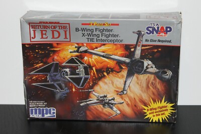Star Wars Return of the Jedi B-Wing Fighter X-Wing Fighter UNVOLLSTÄNDIG SIEHE FOTOS