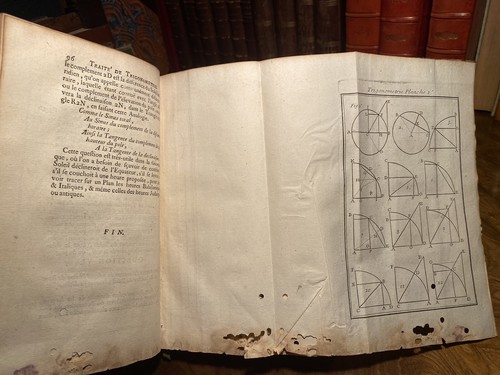 La trigonométrie Rectiligne et sphérique, tables de sinus. Ozanam. Planches 1741 - Picture 7 of 14