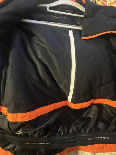 Kjus Splitter RECCO Ski Jacket •Boys 140/ 10• Orange Rescue Tech Balaclava $449 - Picture 9 of 18