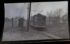 Original Vintage Youngstown Ohio Trolley Streetcar 616 Film Photo Negative