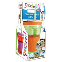 Idea Village Products Snakz Snackeez Snack & Drink Cup, Multicolor on sale Idea Village Products Snakz Snackeez Snack & Drink Cup, Multicolor on sale